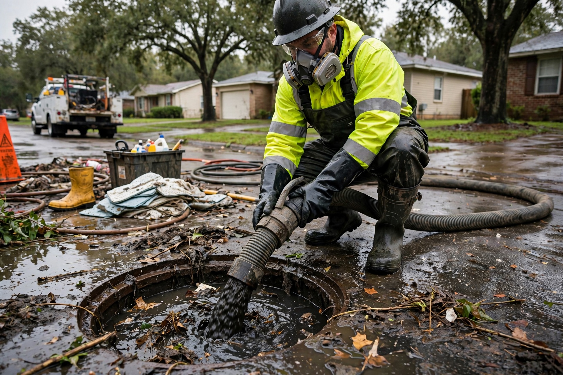 Emergency Sewage Cleanup in Rosenberg, TX